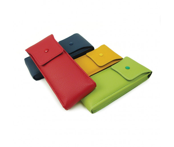 S20 Colourful Italian Leather Pocket Case